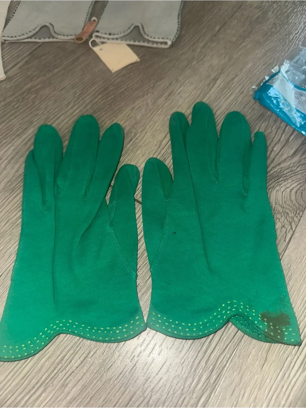 Van Raalte Miss Aris Lot 3 Leather Gloves Retro Mid Century Church Gloves